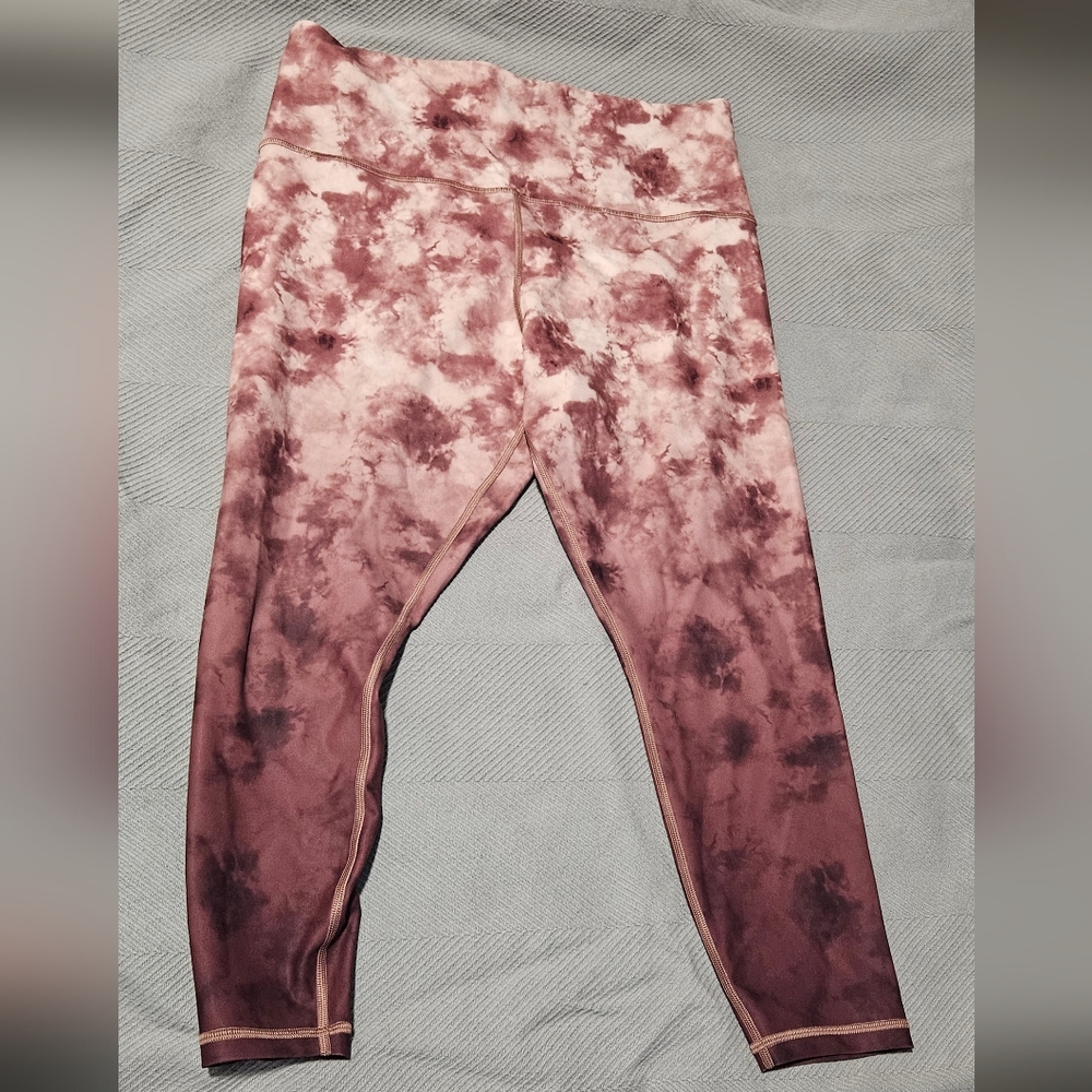 Athleta Elevation Printed 7/8 Tight Marble Hombre Women’s Leggings XL